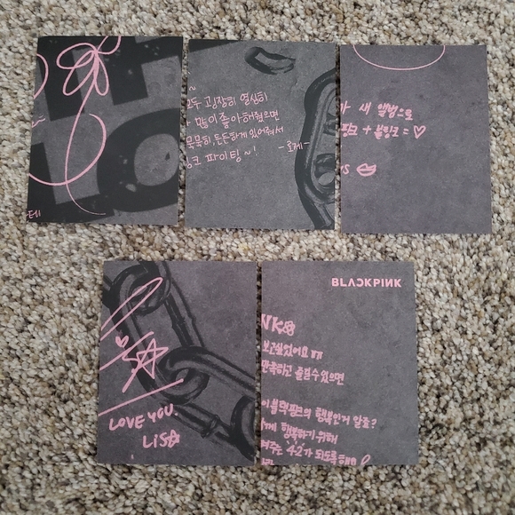 Blackpink ktl puzzle piece photocards - Picture 2 of 2